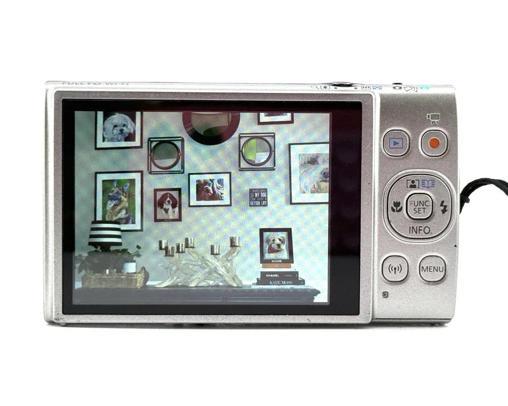 Canon PowerShot ELPH 360 HS Digital Camera Silver 12x Zoom 20.2MP