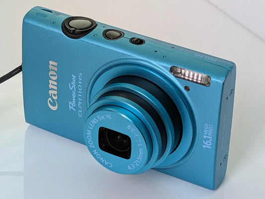 Canon PowerShot ELPH 110 HS BLUE Digital Camera 16.1MP 5x Zoom