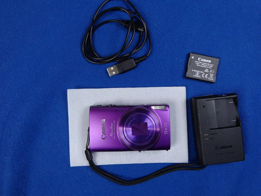 Canon PowerShot ELPH 360 HS 20.2 MP Digital Camera W/ SD Cars - Purple