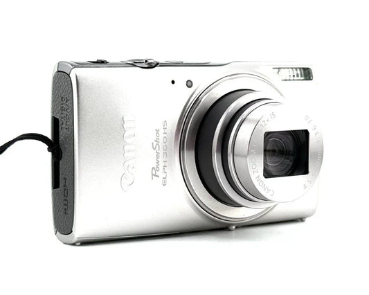 Canon PowerShot ELPH 360 HS Digital Camera Silver 12x Zoom 20.2MP