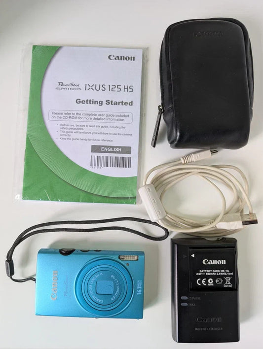 Canon PowerShot ELPH 110 HS BLUE Digital Camera 16.1MP 5x Zoom
