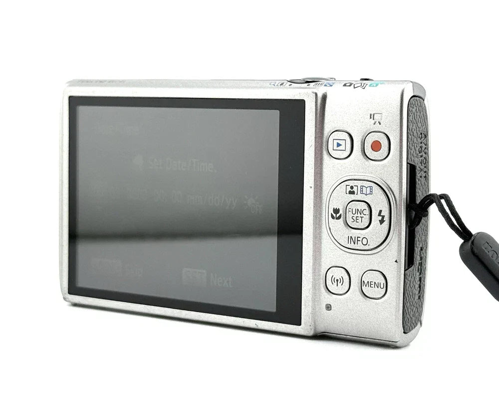 Canon PowerShot ELPH 360 HS Digital Camera Silver 12x Zoom 20.2MP