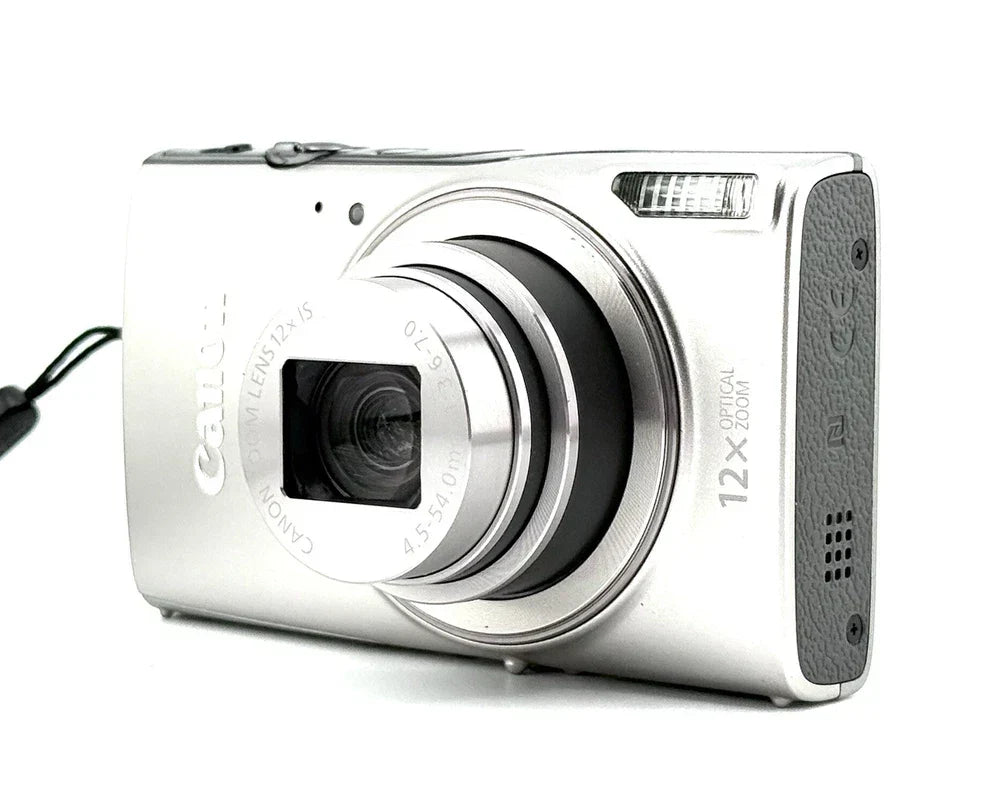 Canon PowerShot ELPH 360 HS Digital Camera Silver 12x Zoom 20.2MP